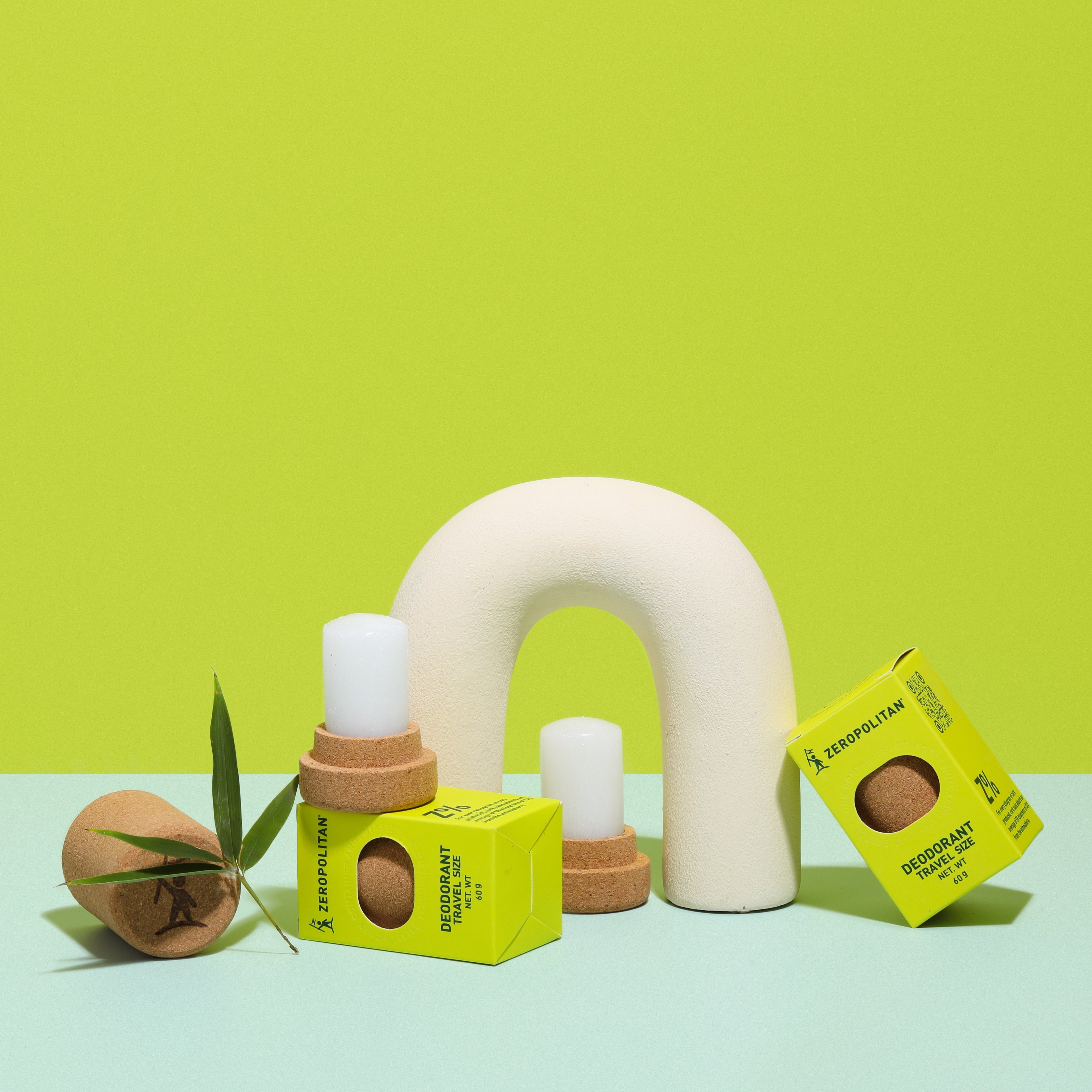 Deodorant Crystal Zero Waste Cork